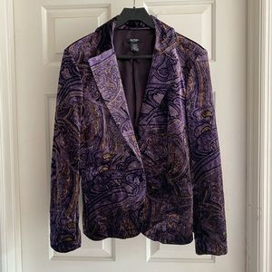 Bob Mackie Velvet Blazer Size 10